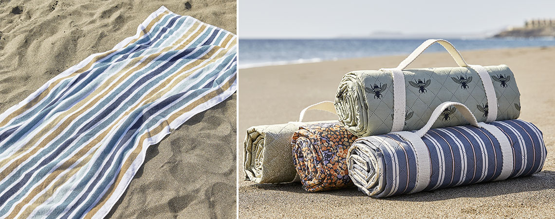 Ručnik za plažu i vodootporne deke za piknik na plaži