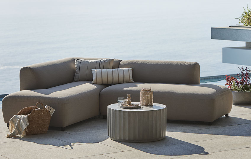 Lounge sofa od materijala otpornog na sve vremenske uvjete