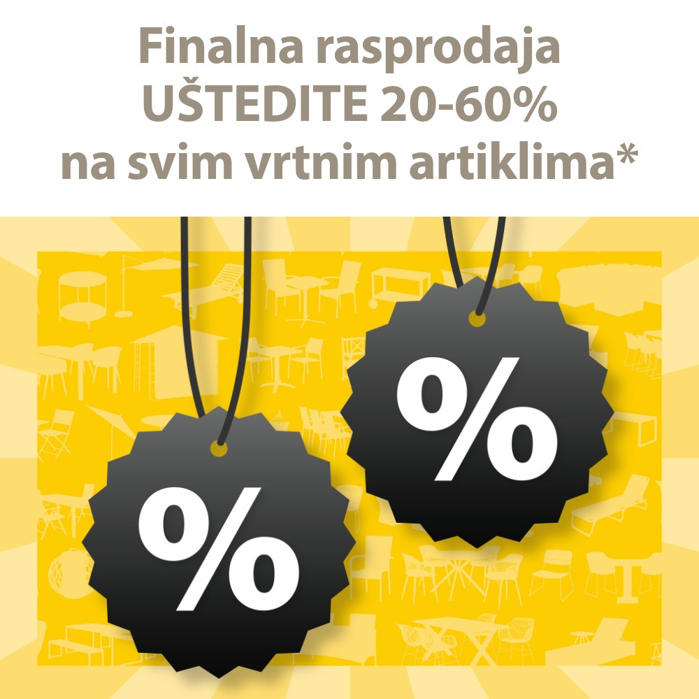 Finalna rasprodaja vrtnih artikala