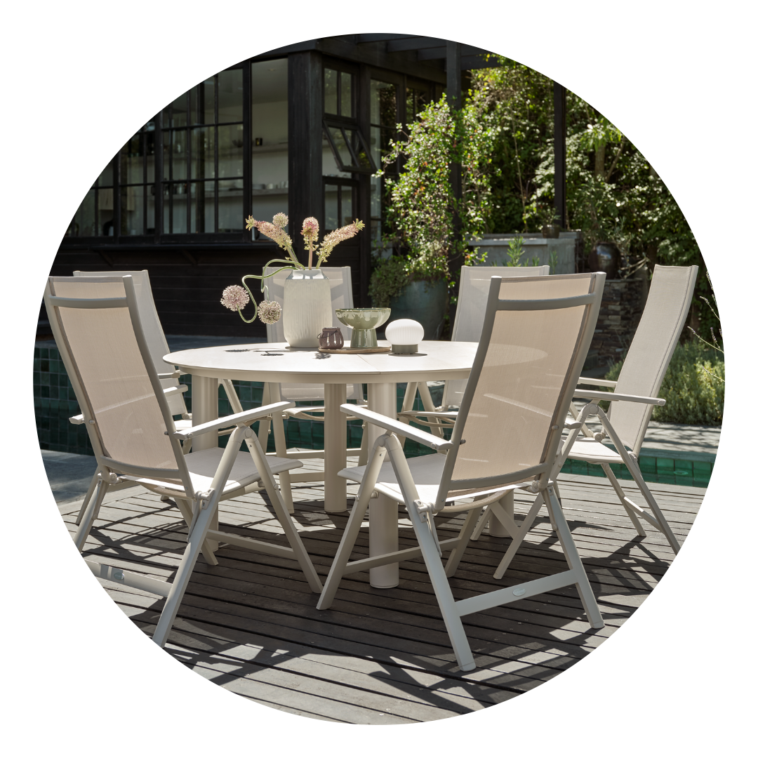 Garden table and chairs Garden table and chairs