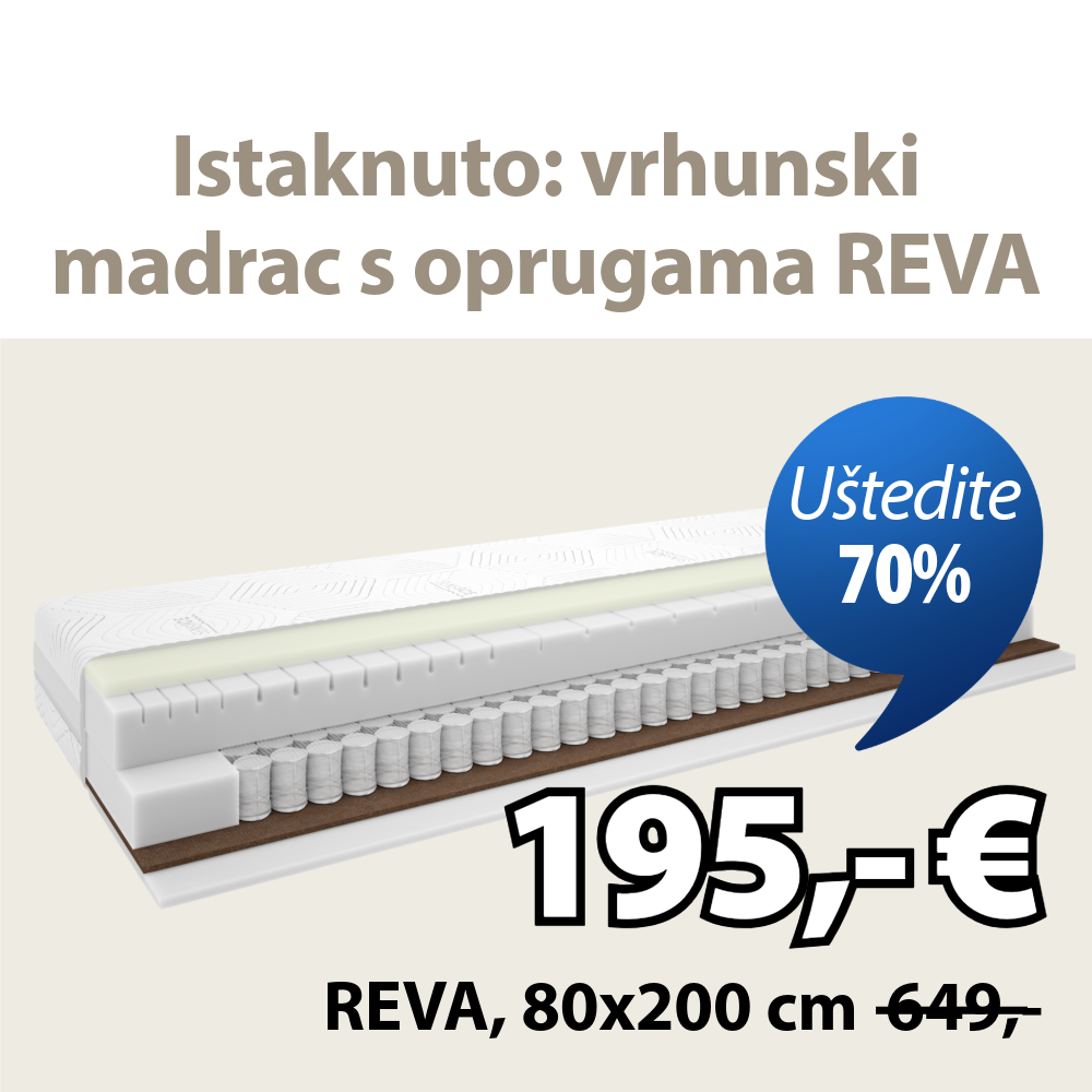 Madrac s oprugama 80x200 REVA