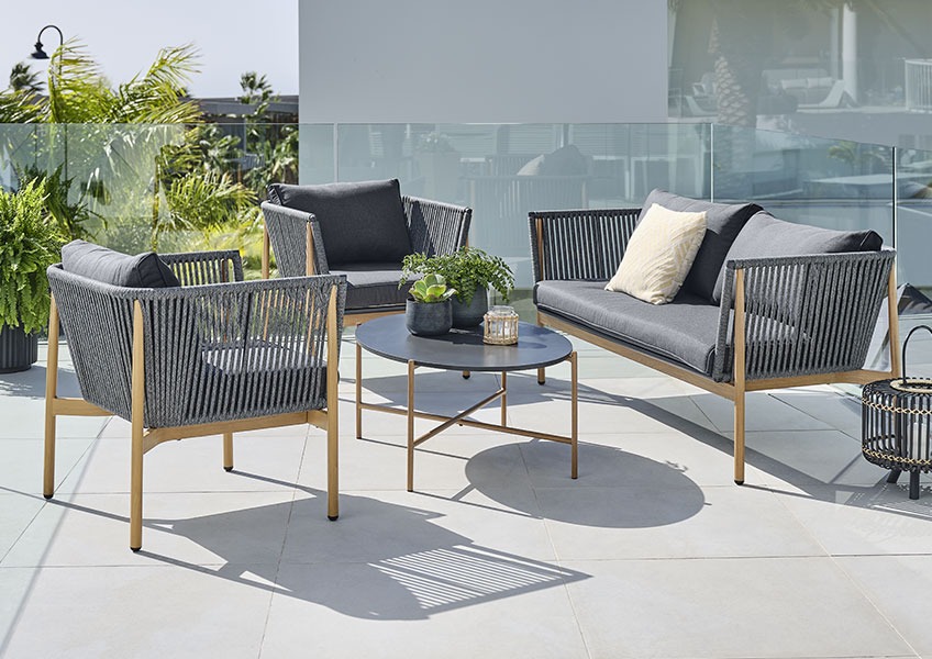BYMARKA lounge set Lounge set u tamno sivoj boji i u brzosušećem materijalu