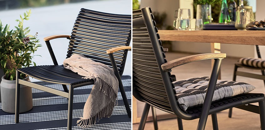 SADBJERG vrtna stolica Vrtna stolica s okvirom od recikliranog aluminija