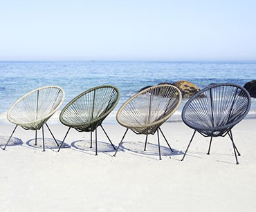 Acapulco stolice u boji na plaži